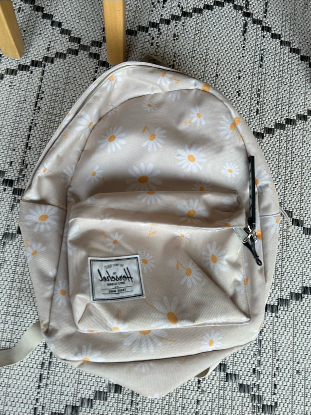 Herschel Supply Company Kids Beige and White Daisy Backpack